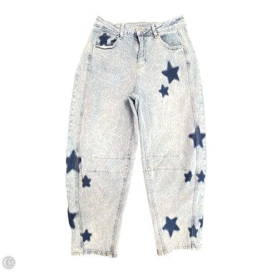 Jeans Wide Leg By STARS BARREL  In Blue, Size: S