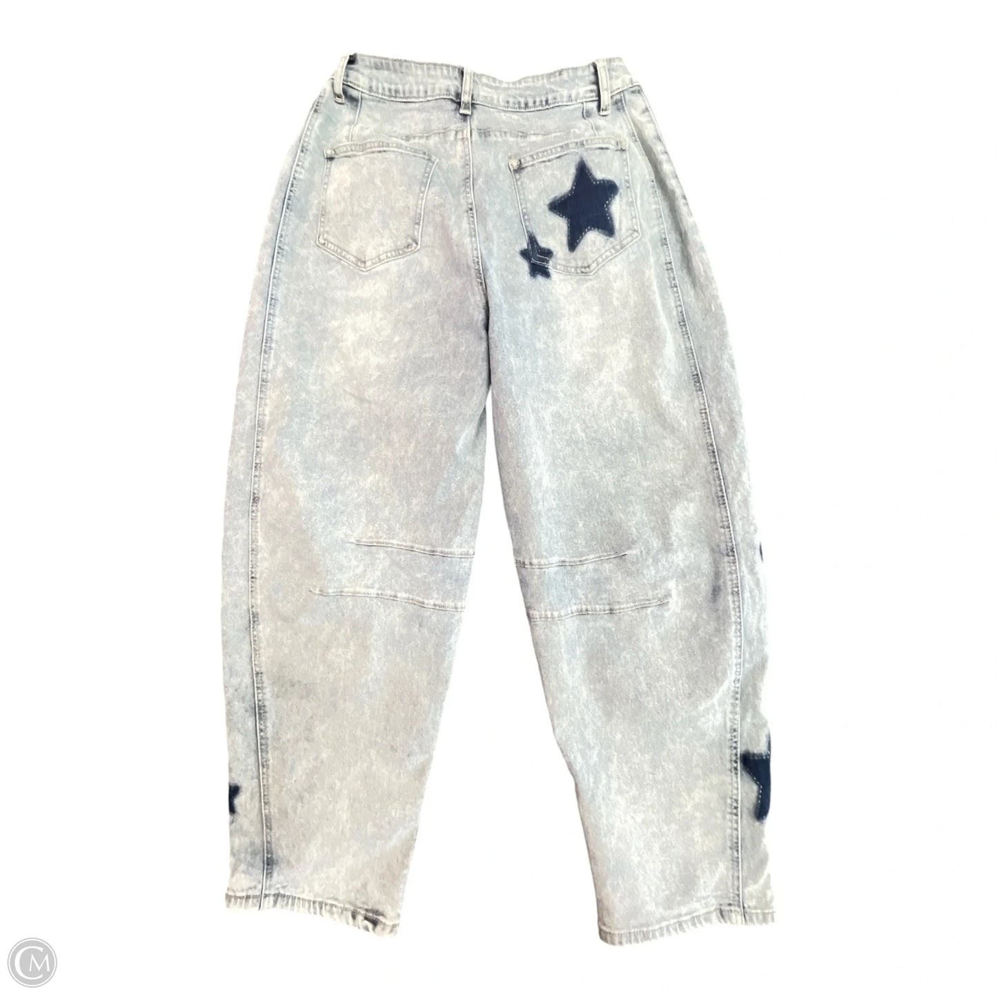 Jeans Wide Leg By STARS BARREL  In Blue, Size: S