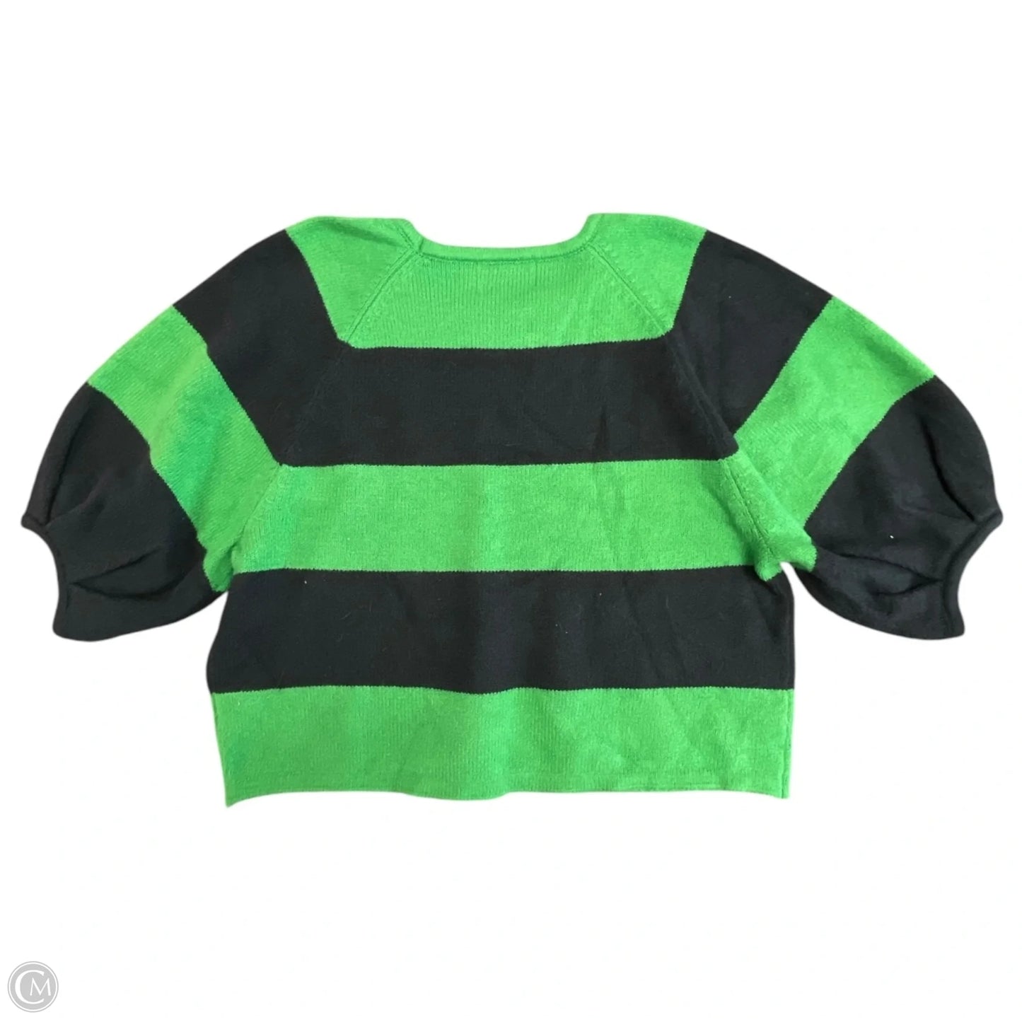 Sweater Short Sleeve By Old Navy In Striped Pattern, Size: L