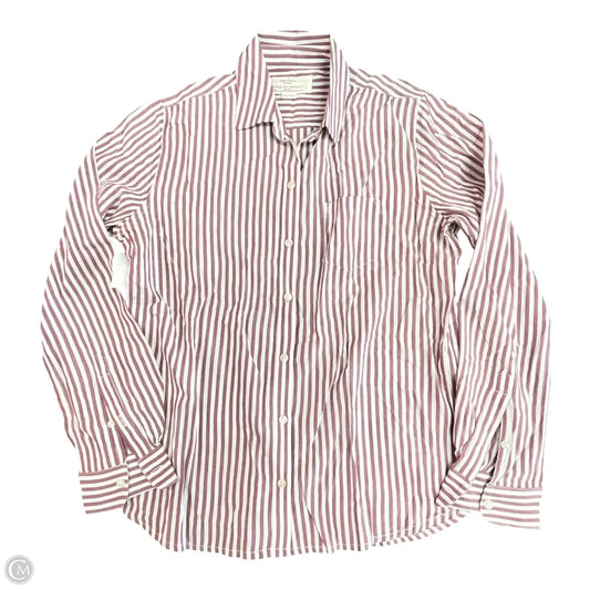 Top Long Sleeve By Birds Of Paradis By Trovata In Striped Pattern, Size: Xs