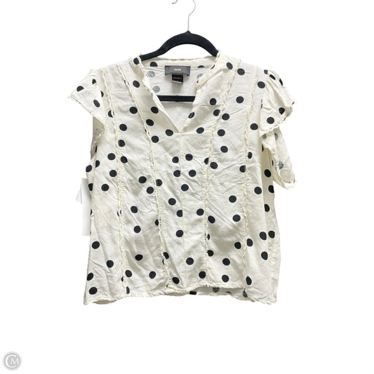 Top Short Sleeve By RAIN In Polkadot Pattern, Size: Mp