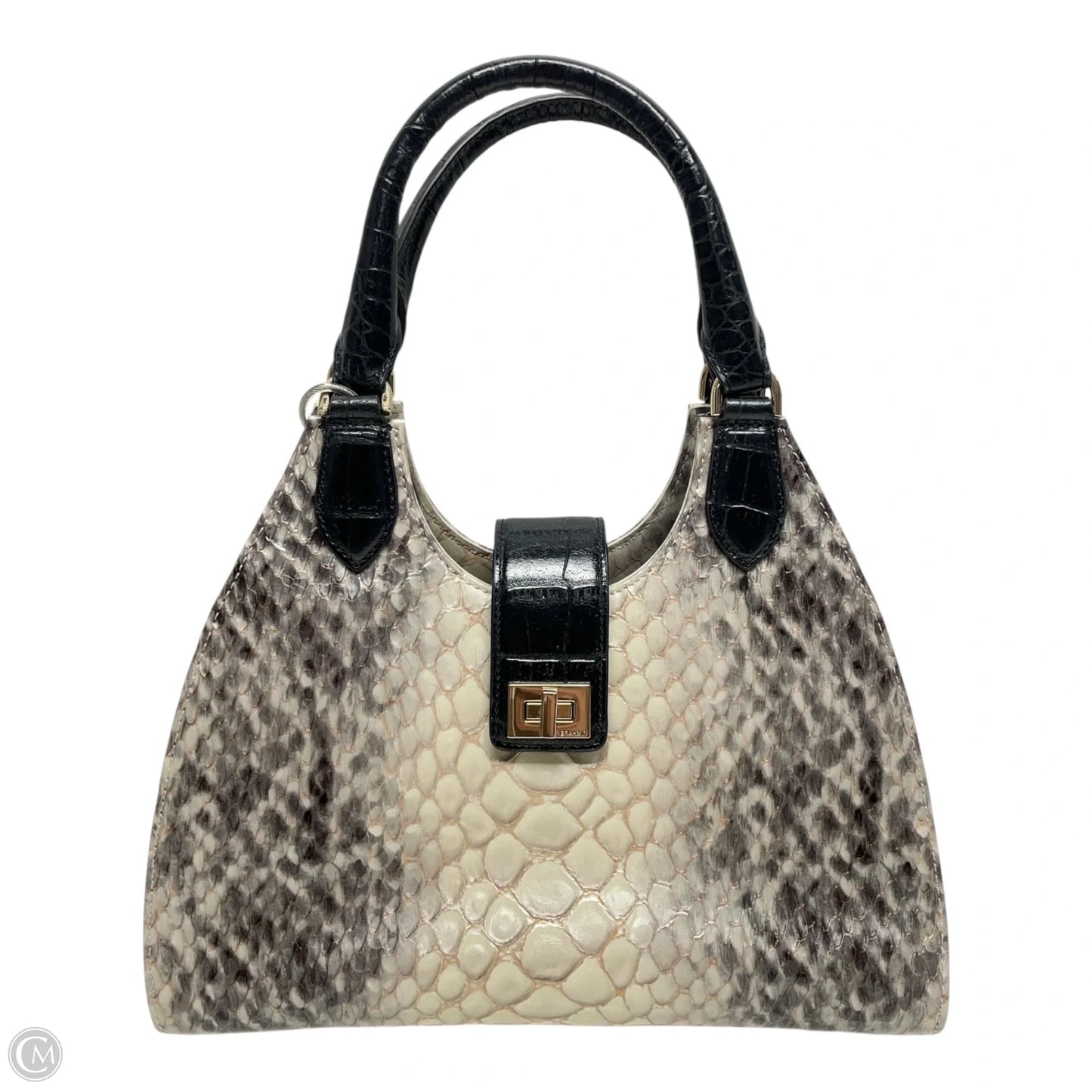 Handbag Designer By Brahmin, Size: Medium