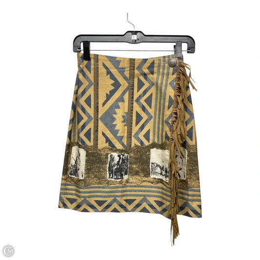 Skirt Mini & Short By p.s. rhinstones In Tan, Size: 4