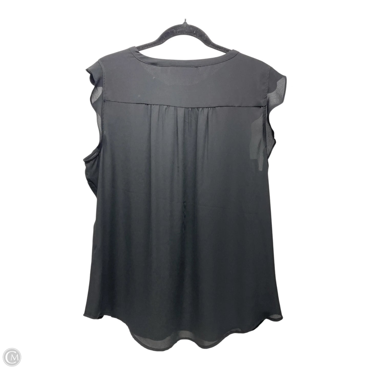 Top Sleeveless By New York And Co In Black, Size: Xl