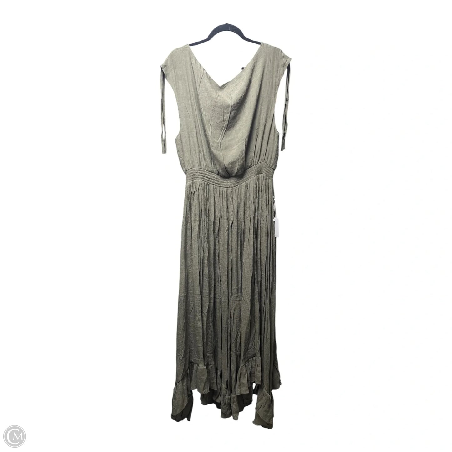 Dress Casual Maxi By JOYFOLIE -  In Green, Size: Xxl