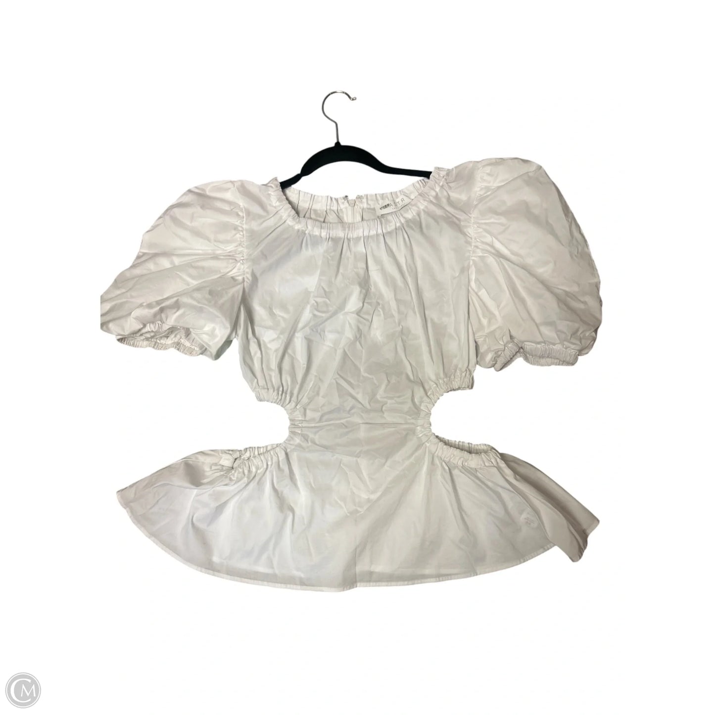 Top Short Sleeve By Astr In White, Size: M