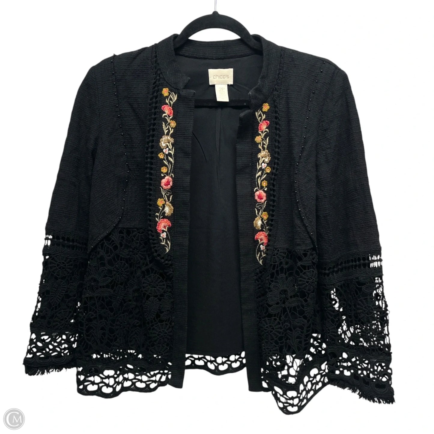 Blazer By Chicos In Black, Size: L