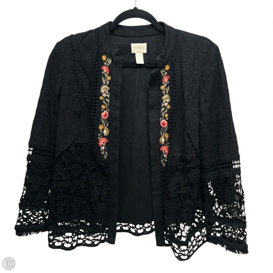 Blazer By Chicos In Black, Size: L