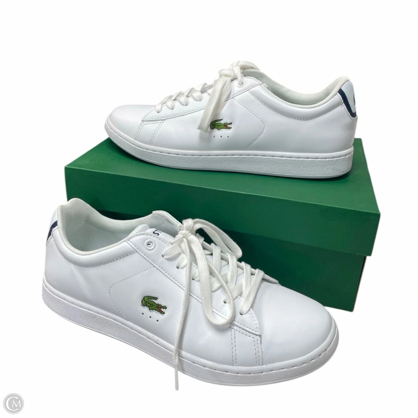 Shoes Athletic By Lacoste In White, Size: 10.5