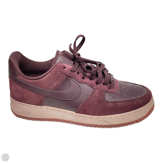 Shoes Sneakers By Nike In Maroon, Size: 10