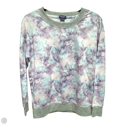 Top Long Sleeve By Splendid In Grey & Purple, Size: Xs