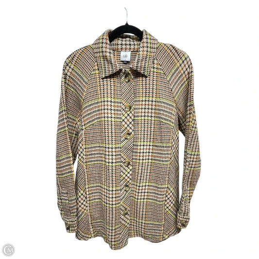 Jacket Shirt By Cabi In Multi-colored, Size: S