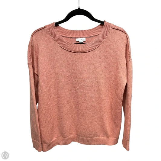 Sweater By J. Jill In Peach, Size: Xs