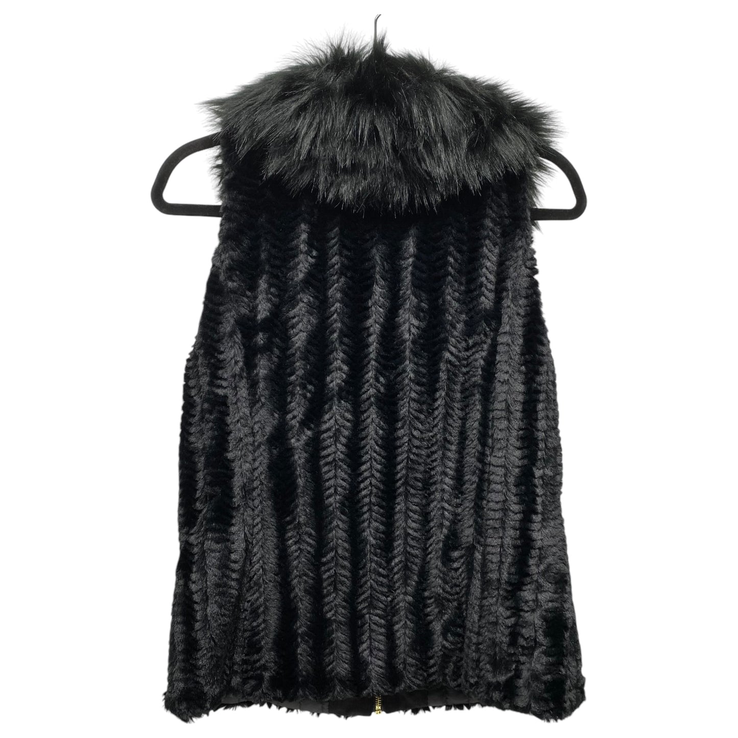 Vest Faux Fur & Sherpa By Marc New York In Black, Size: Xs