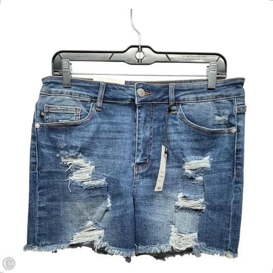 Shorts By Judy Blue In Blue Denim, Size: Xl