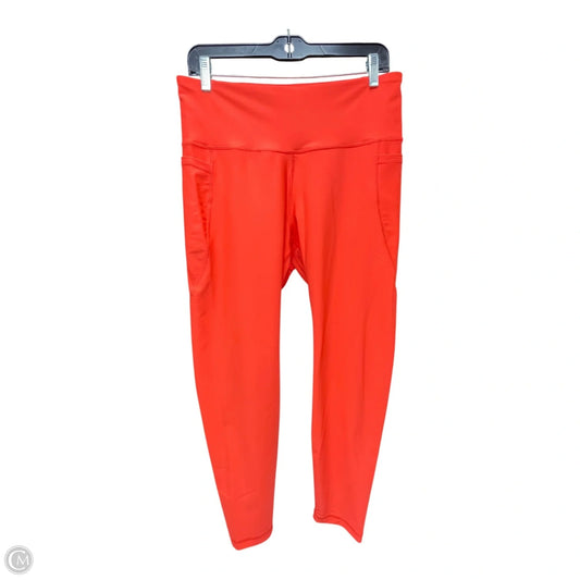 Athletic Leggings By Old Navy In Orange, Size: Xl
