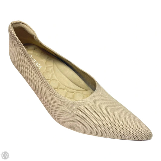 Shoes Heels Wedge By VIVAIA In Beige, Size: 10.5