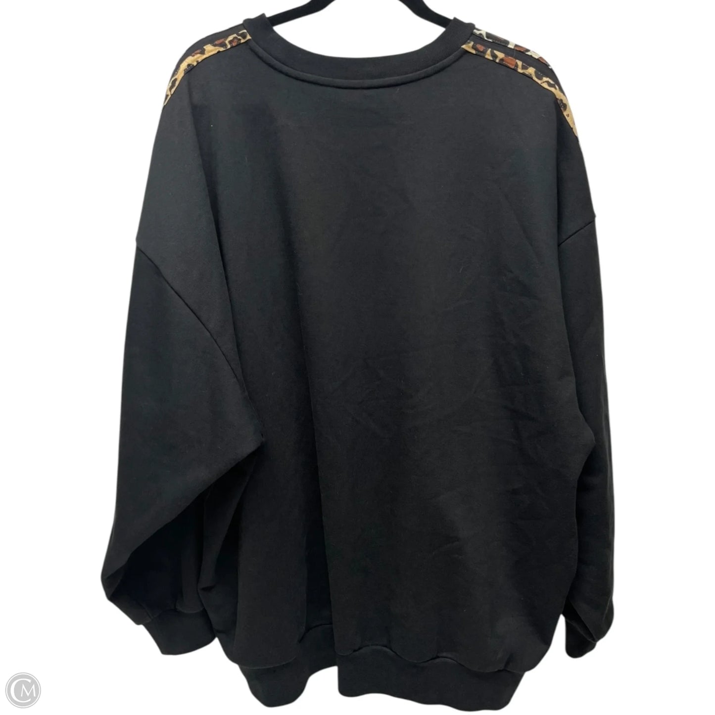 Sweatshirt Crewneck By Adidas In Black, Size: L