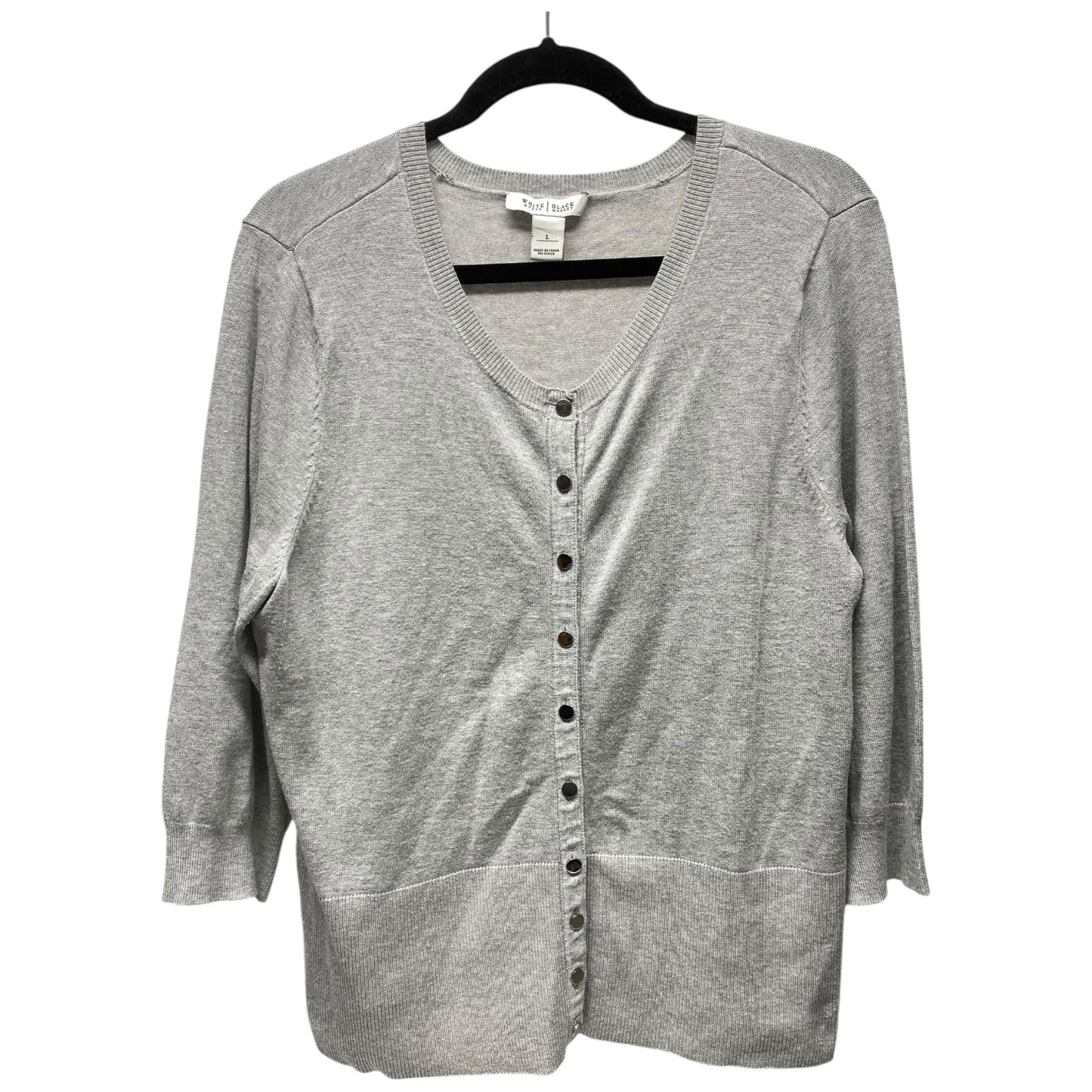 Cardigan By White House Black Market In Grey, Size: L