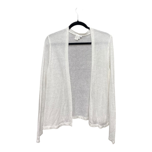 Cardigan By J. Jill In White, Size: L