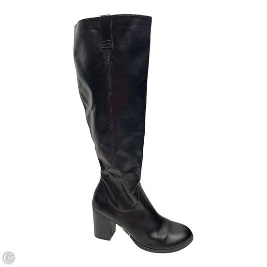Boots Knee Heels By Dexflex In Black, Size: 9.5