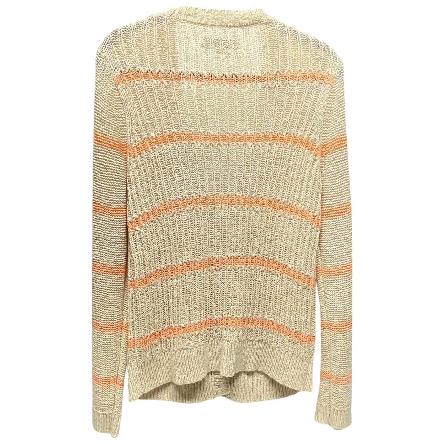 Cardigan By Loft In Orange & Tan, Size: L