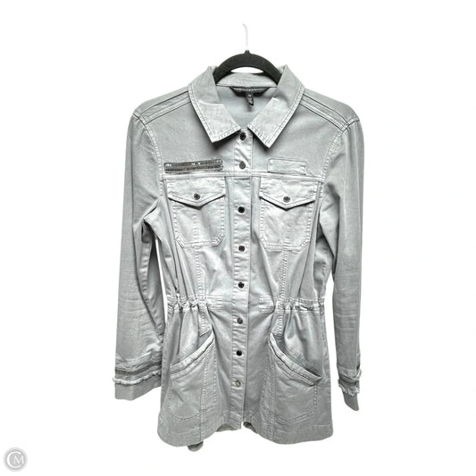Jacket Utility By White House Black Market In Grey, Size: Xs