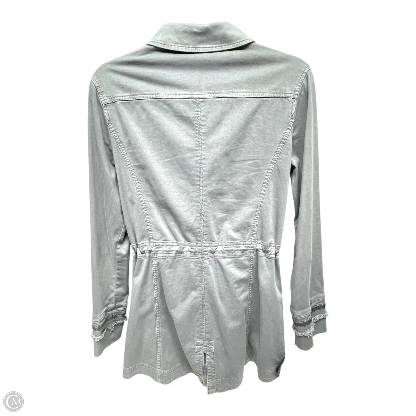 Jacket Utility By White House Black Market In Grey, Size: Xs