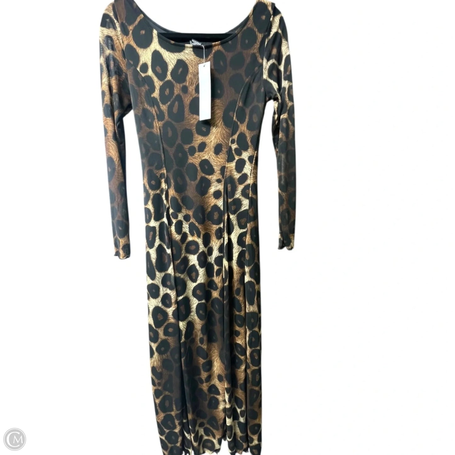 Dress Casual Midi By ELIE MCCARTHY In Animal Print, Size: S