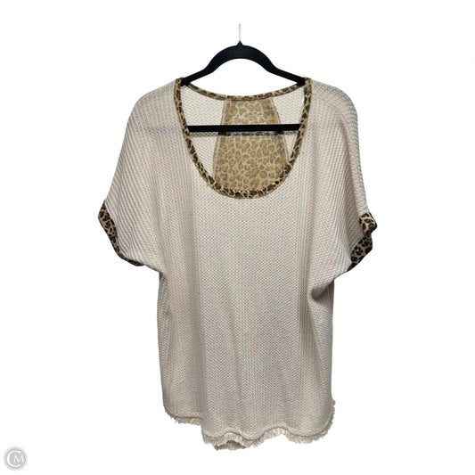 Sweater By Clothes Mentor In Beige, Size: L