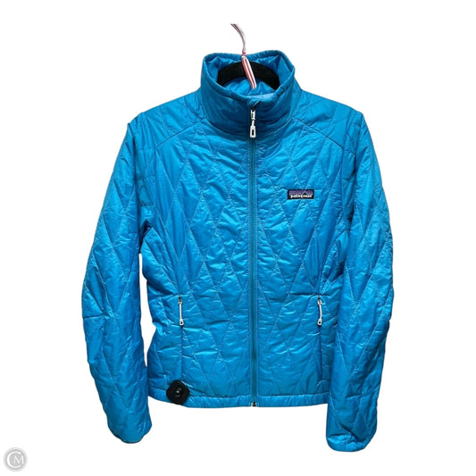 Jacket Puffer & Quilted By Patagonia In Blue, Size: Xs