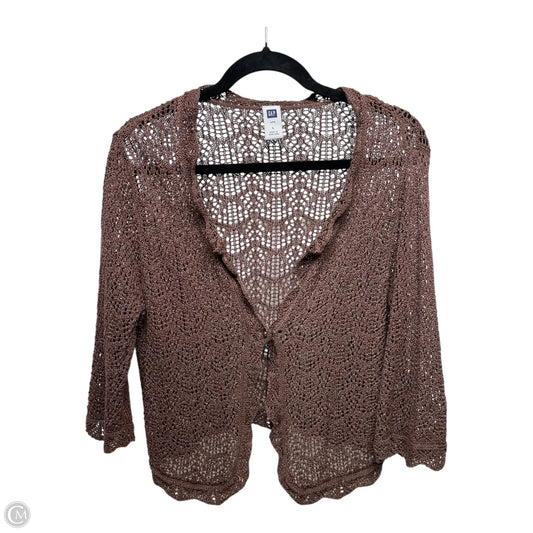 Cardigan By Gap In Brown, Size: L