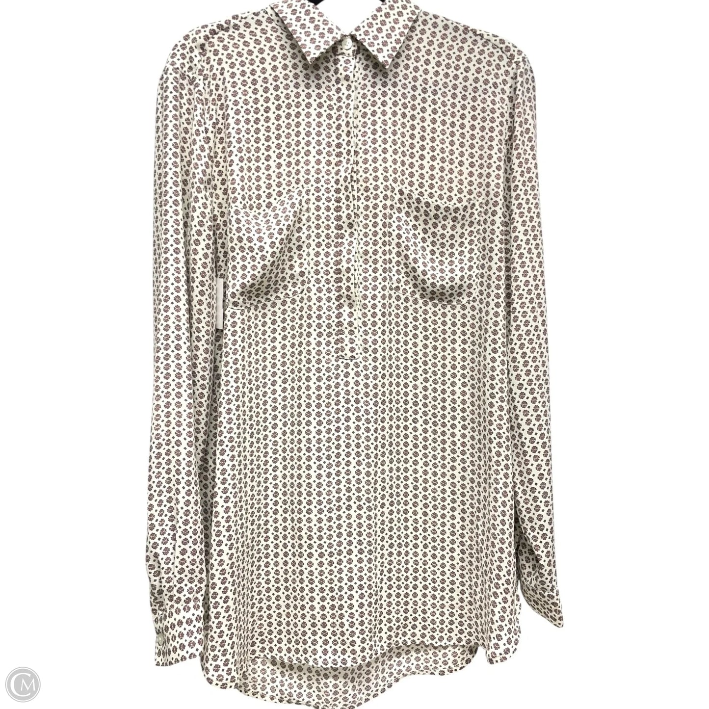 Top Long Sleeve By Loft In Floral Print, Size: M