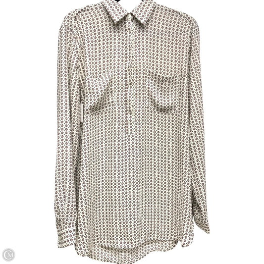 Top Long Sleeve By Loft In Floral Print, Size: M