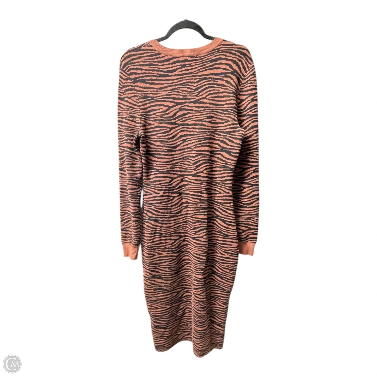 Dress Sweater By Express In Animal Print, Size: M