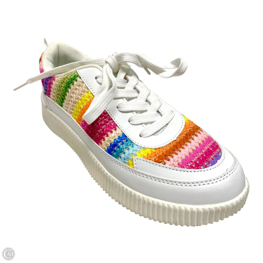 Shoes Sneakers By SHELN In Rainbow Print, Size: 8.5