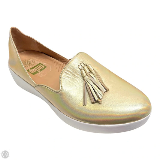 Shoes Flats By Fitflop In Gold, Size: 9