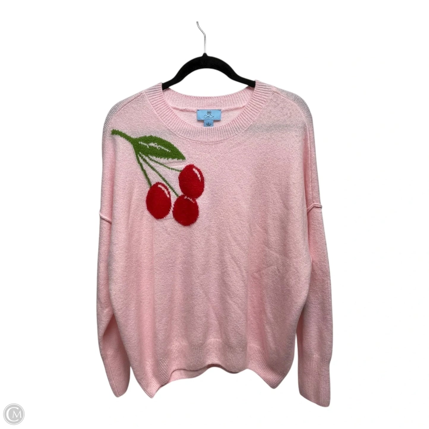 Sweater By Cece In Pink, Size: L