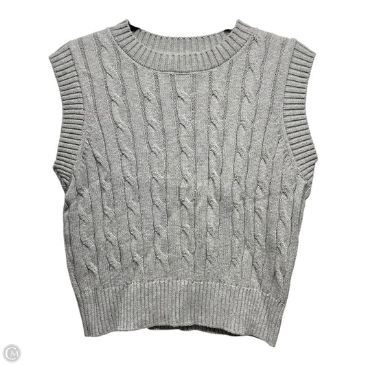 Vest Sweater By Forever 21 In Grey, Size: Xs