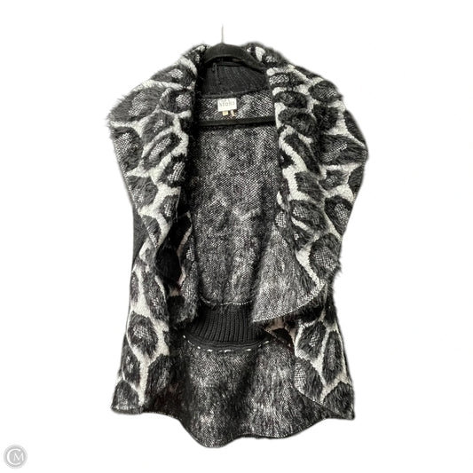 Cardigan By Sioni In Black & Grey, Size: M