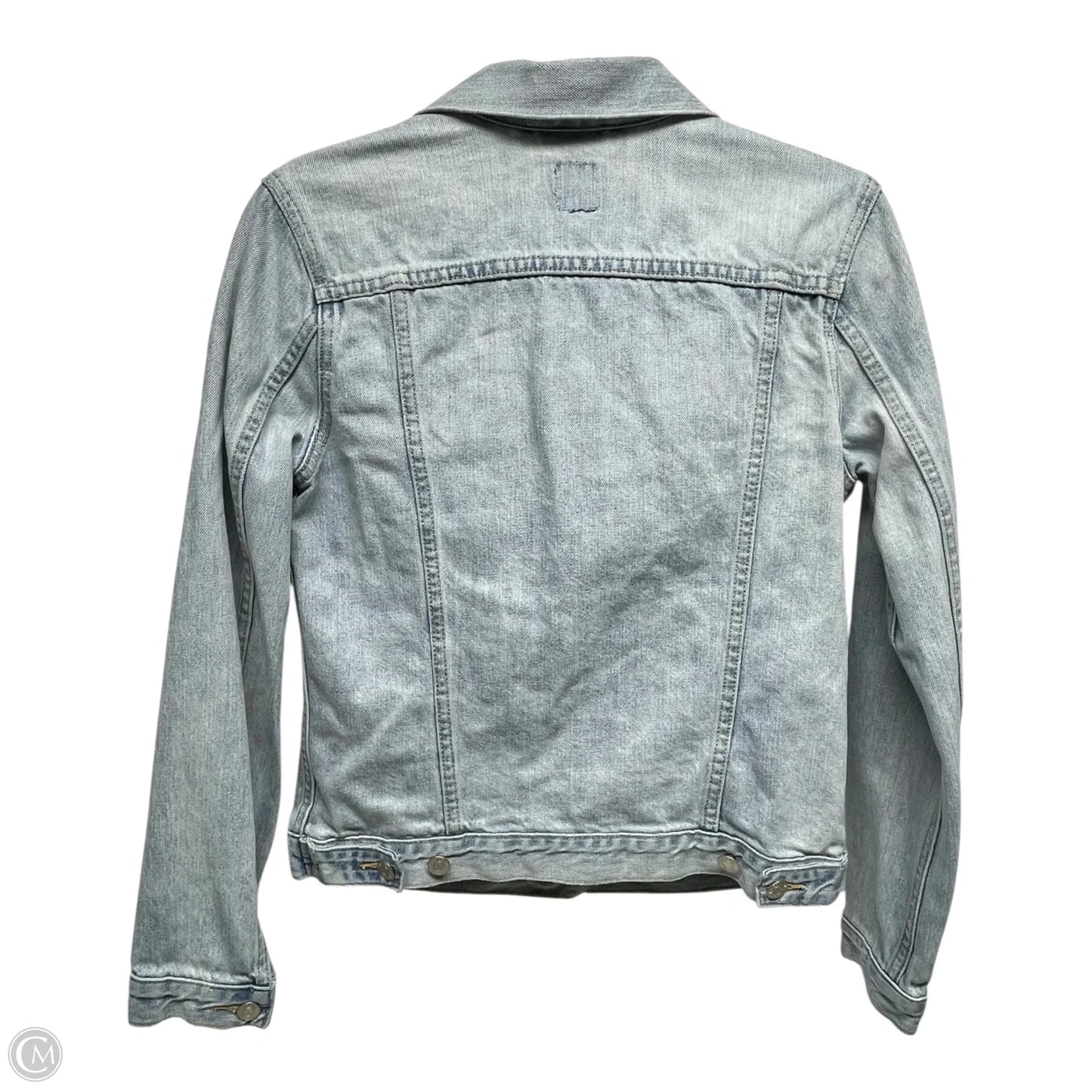 Jacket Denim By Gap In Blue Denim, Size: S