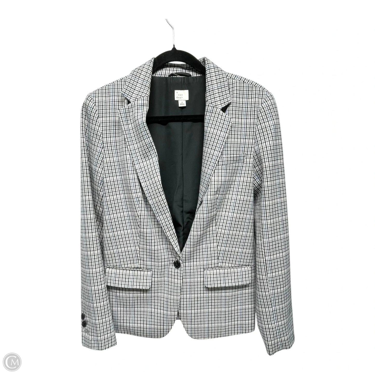Blazer By A New Day In Plaid Pattern, Size: 6