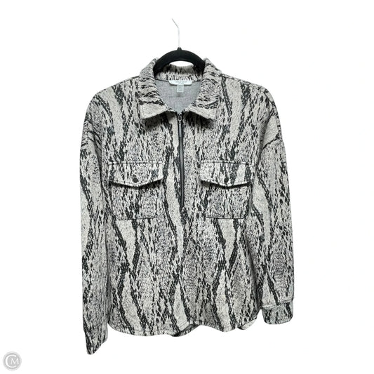 Sweatshirt Collar By Cable And Gauge In Black & Tan, Size: Sp