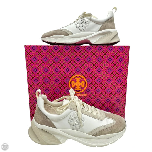 Shoes Designer By Tory Burch In Ivory, Size: 8.5