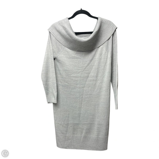 Dress Sweater By Soho Apparel In Grey, Size: S