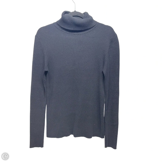 Sweater By Moda Intl In Black, Size: L