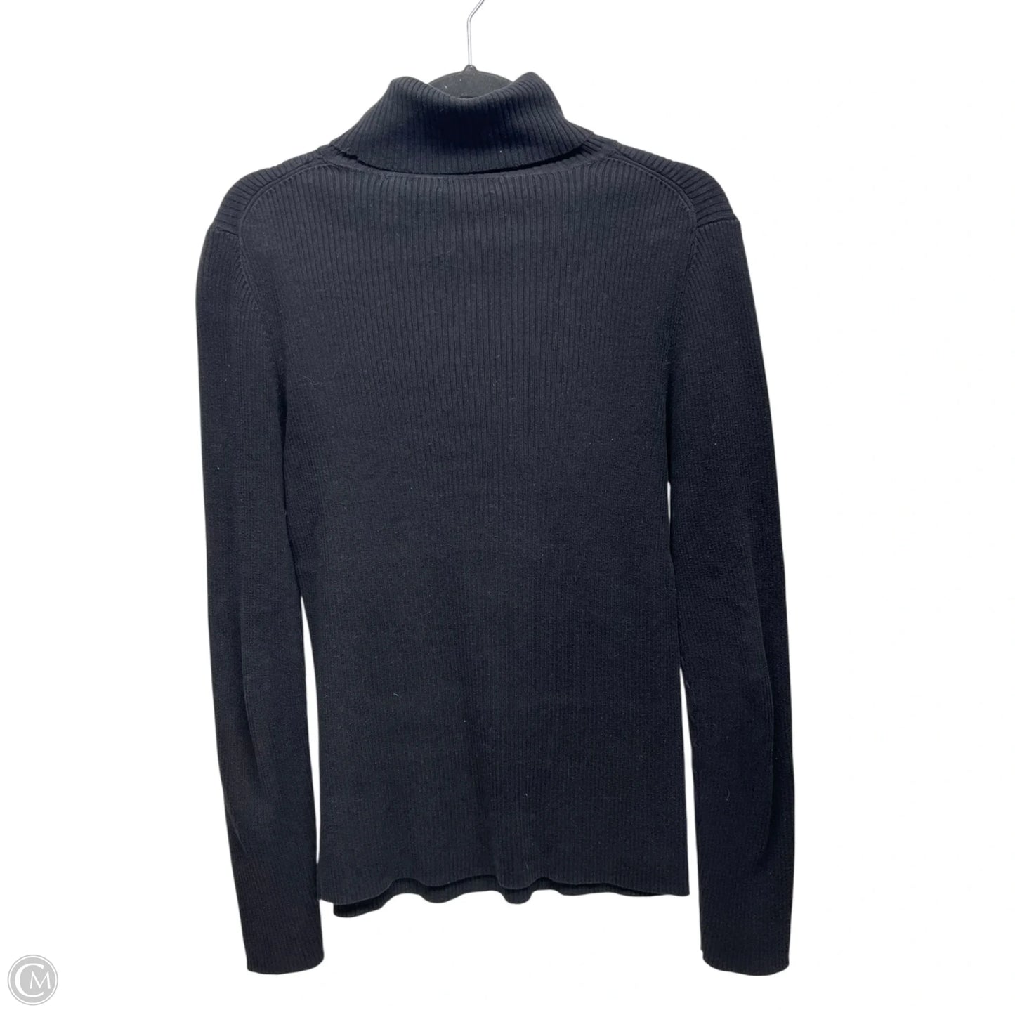 Sweater By Moda Intl In Black, Size: L
