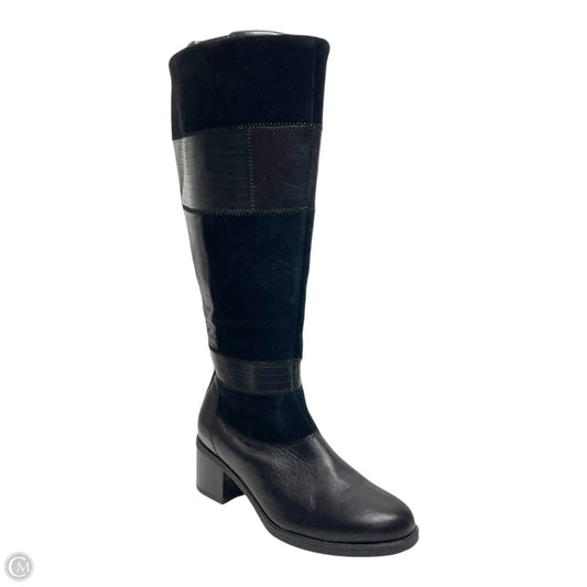 Boots Mid-calf Heels By Clarks In Black, Size: 6