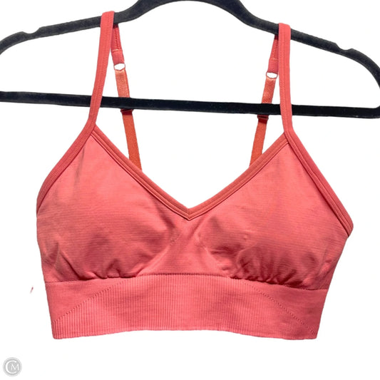 Athletic Bra By Lululemon In Coral, Size: 6