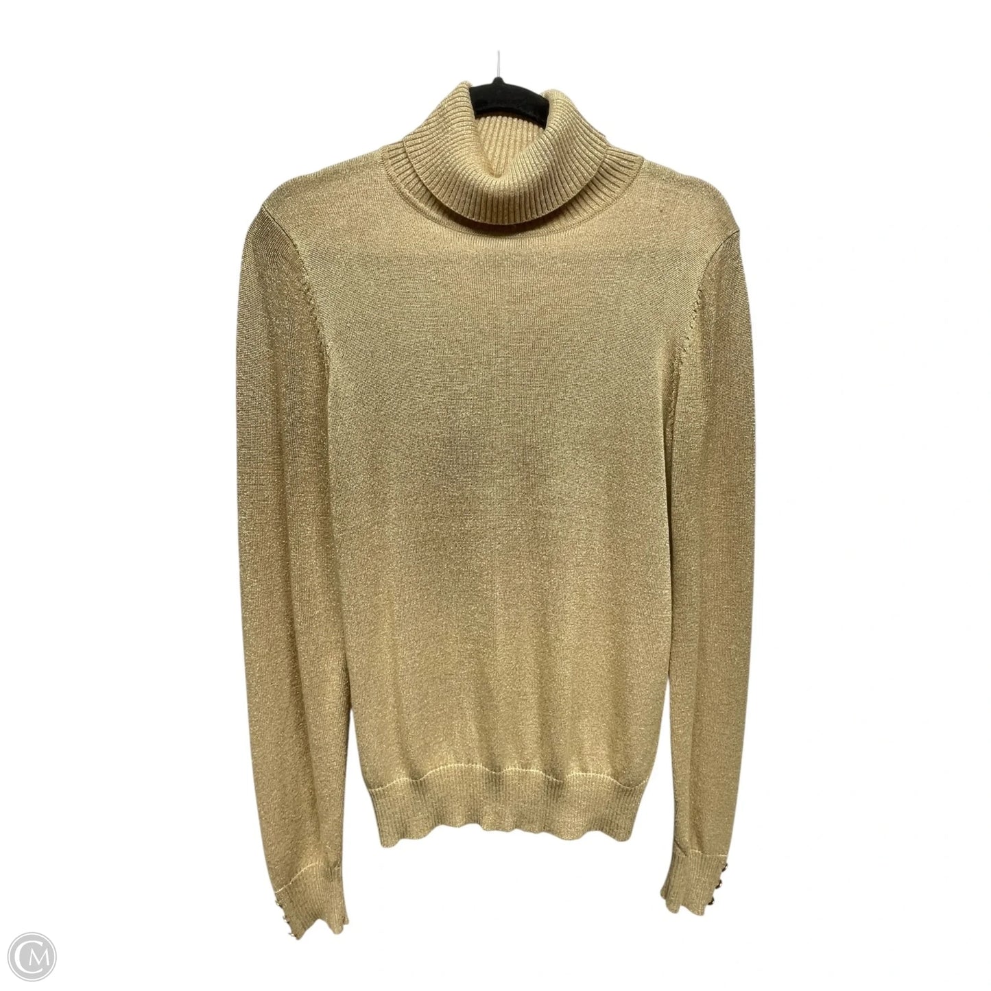 Sweater By Joseph A. In Gold, Size: S